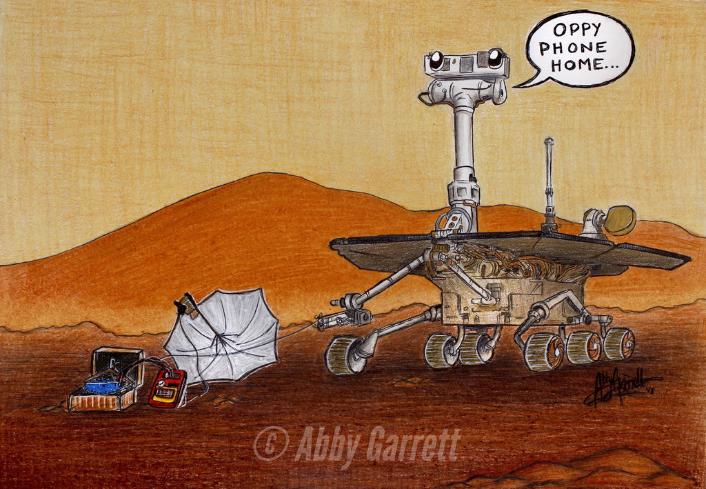 Oppy Phone Home (Signed Artist Proof)