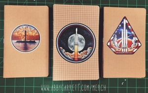 SpaceX Art Dot & Grid Journals